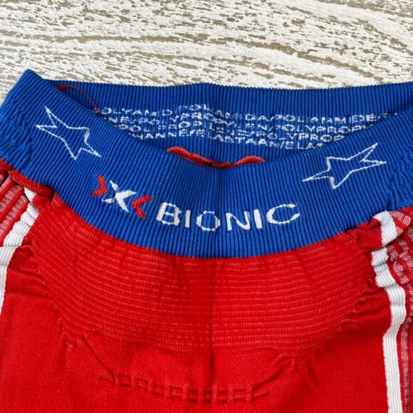 X-BIONIC Men's Base Layer Patriot 3/4 Pants USA Ski Edition - Size Medium - Picture 2 of 3